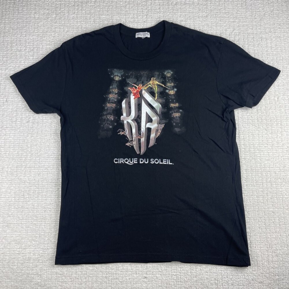 Cirque Du Soleil: KA. Short Sleeve. T-Shirt Black MGM, Las Vegas. 2009. READ*